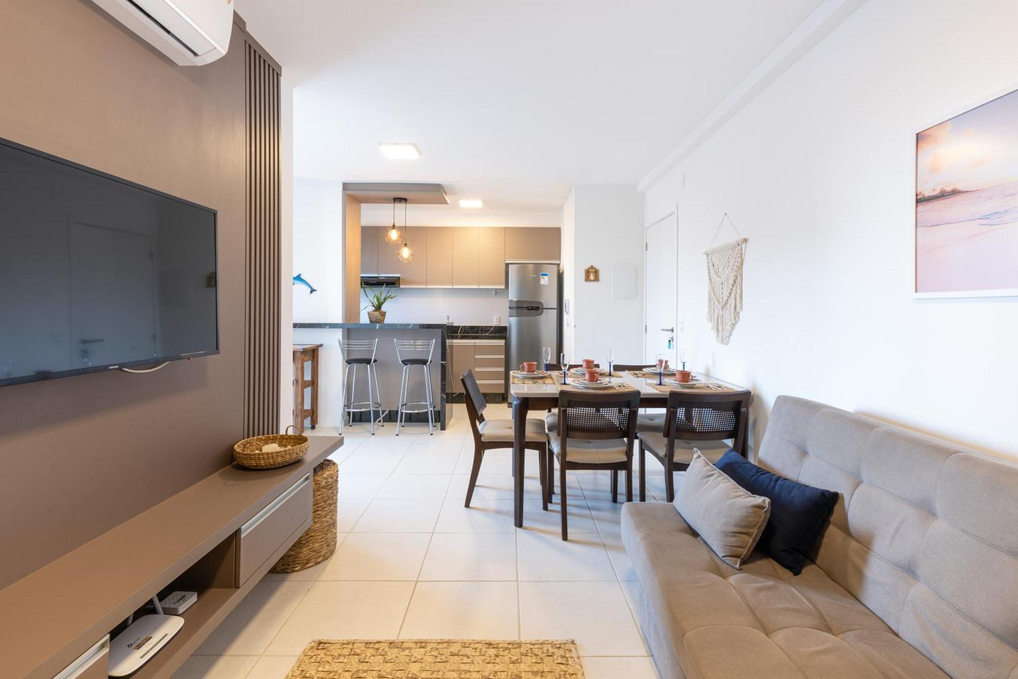 Apartamentos Completos A 15Min Beto Carreiro Com Wi-Fi Churrasqueira Em Condominio Com Piscina Portaria 24H Ideal Para Familia Piçarras Oda fotoğraf